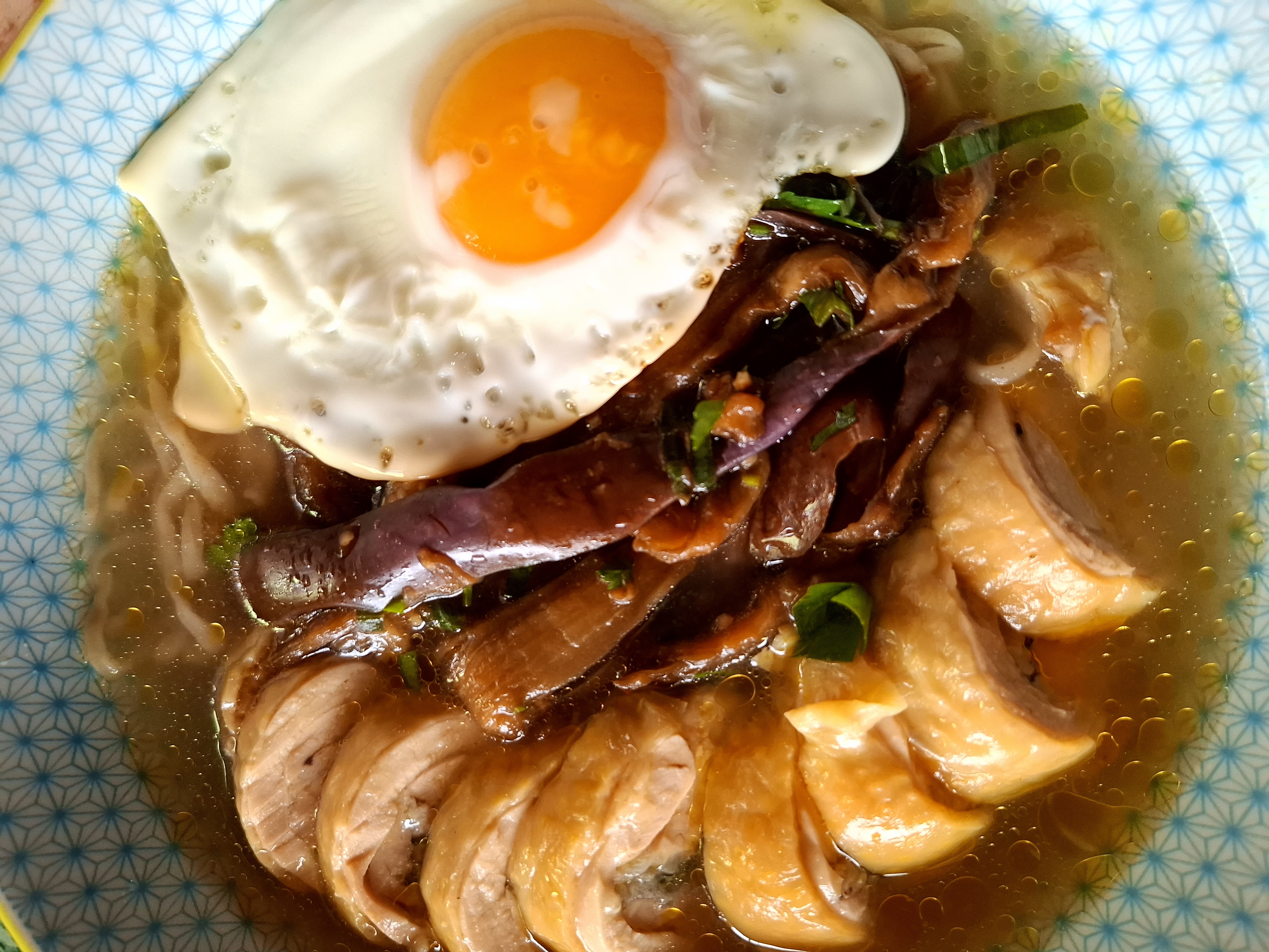 Ramen maison au poulet